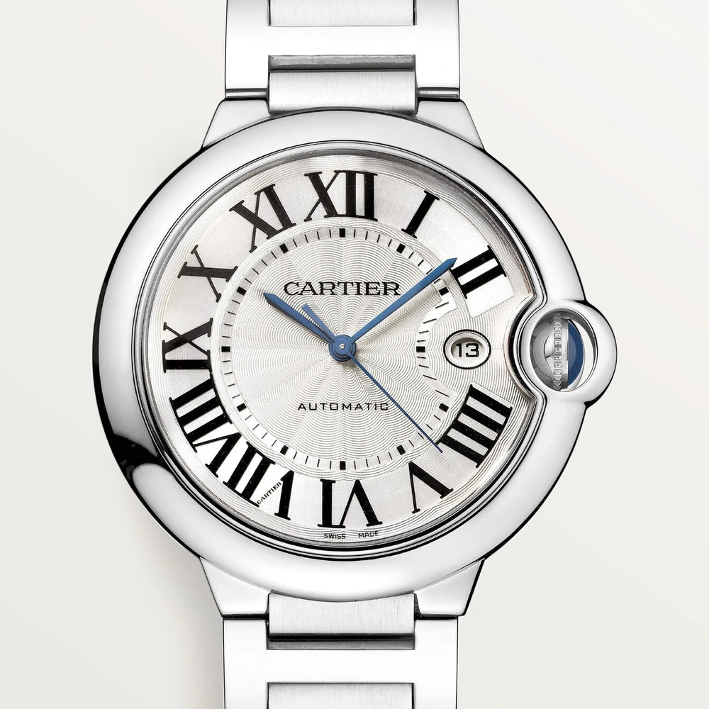 Cartier Ballon Bleu de Cartier, 42 mm, mechanical movement with automatic winding, steel