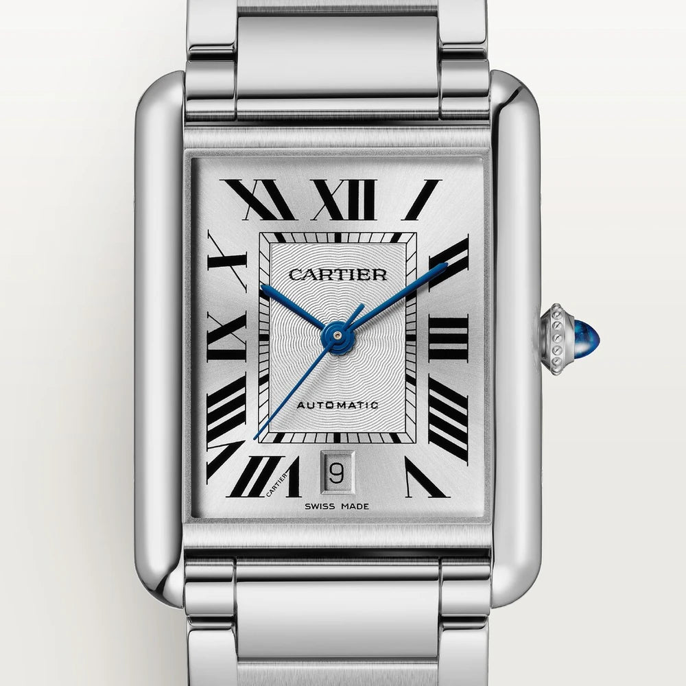 Cartier Tank Must, extra-large model, automatic movement, steel