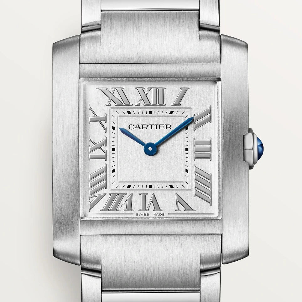 Cartier Tank Française, medium model, quartz movement, steel