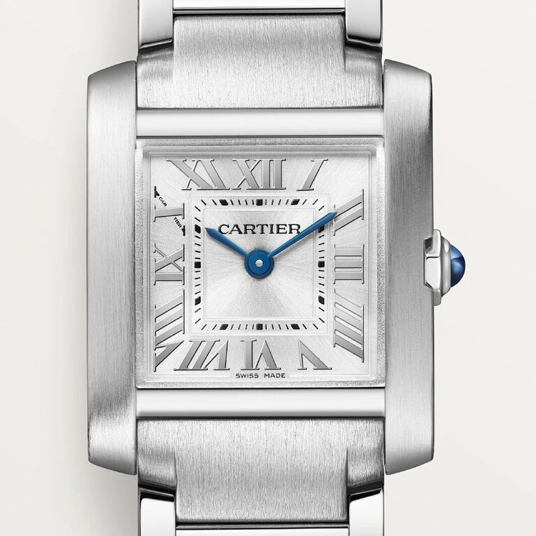 Cartier Tank Française, small model, quartz movement, steel