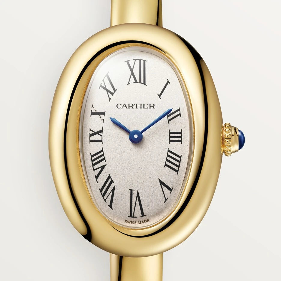 Cartier Baignoire, small model, quartz, yellow gold