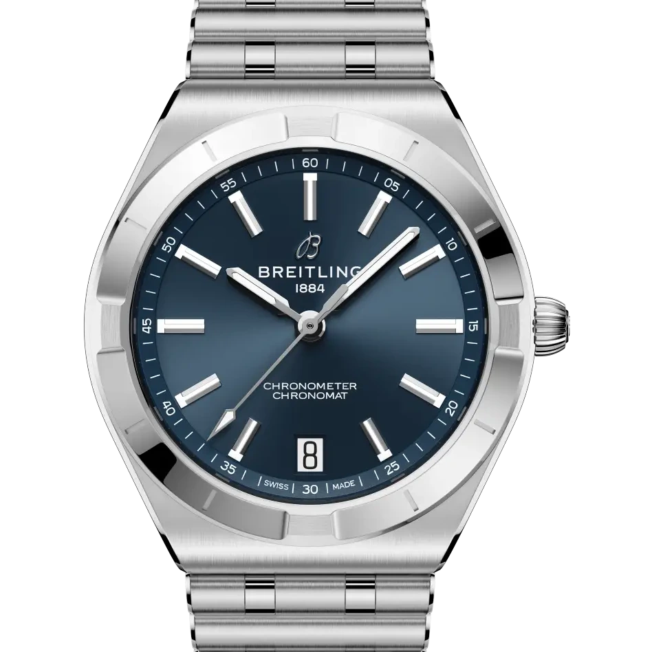 Breitling Chronomat Automatic 36, 36 mm, stainless steel, blue dial