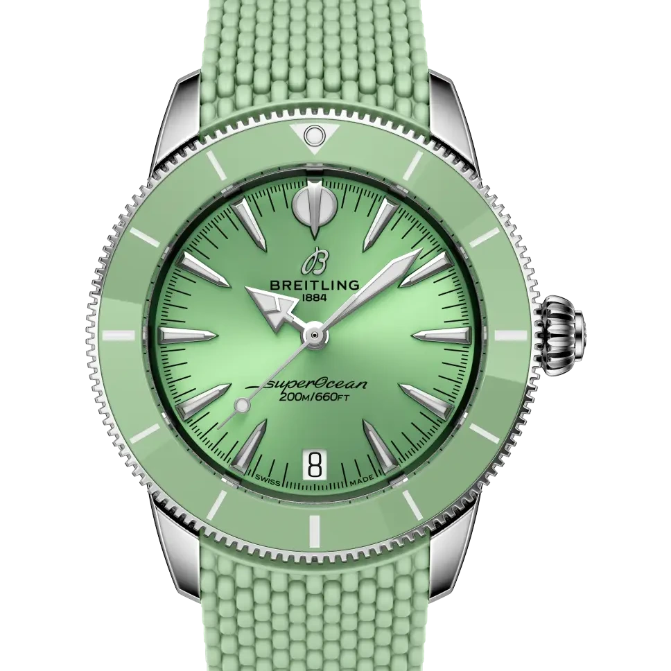 Breitling Superocean Heritage Automatic 36, 36 mm, stainless steel, green dial