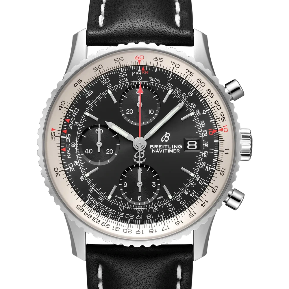 Breitling Navitimer Chronograph 41, 41 mm, stainless steel, black dial