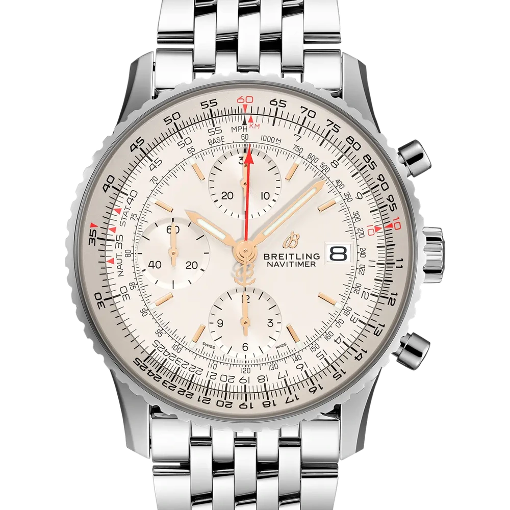 Breitling Navitimer Chronograph 41, 41 mm, stainless steel, cream dial