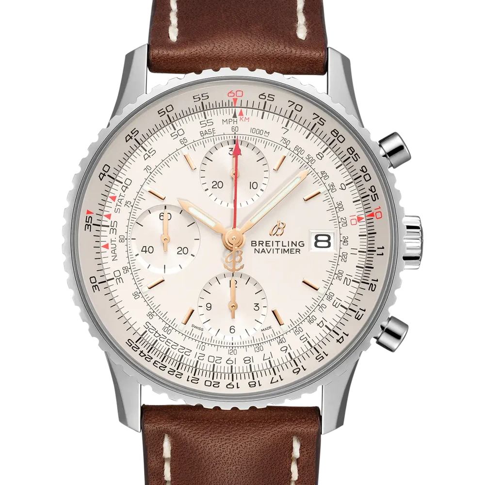 Breitling Navitimer Chronograph 41, 41 mm, stainless steel, cream dial