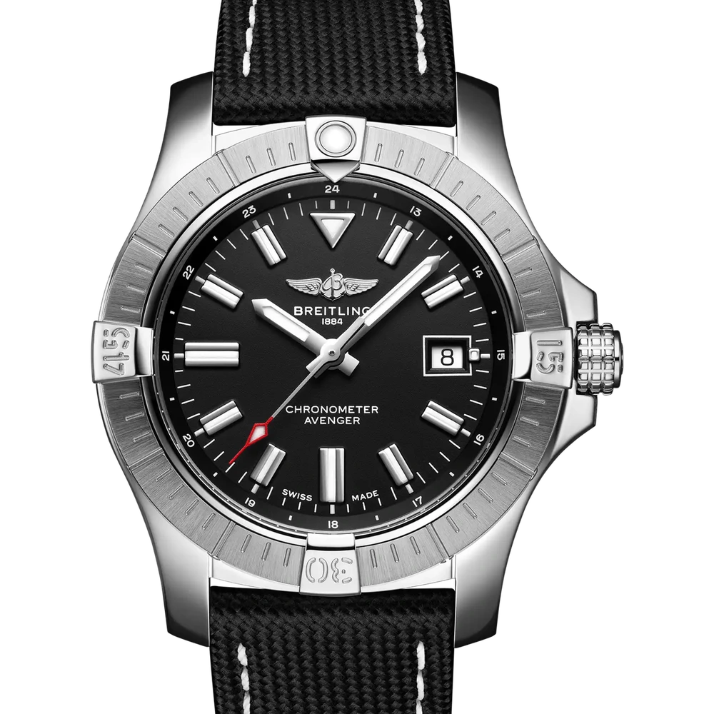 Breitling Avenger Automatic 43, 43 mm, stainless steel, black dial