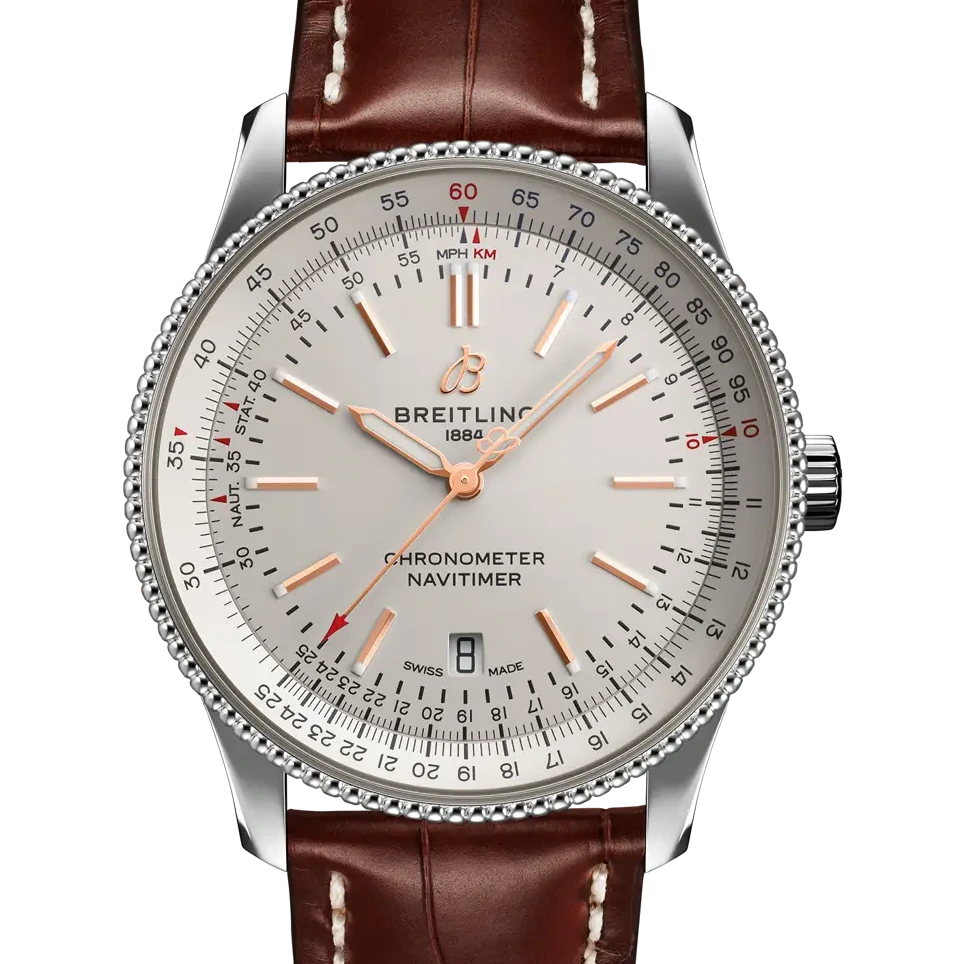Breitling Navitimer Automatic 41, 41 mm, stainless steel, cream dial
