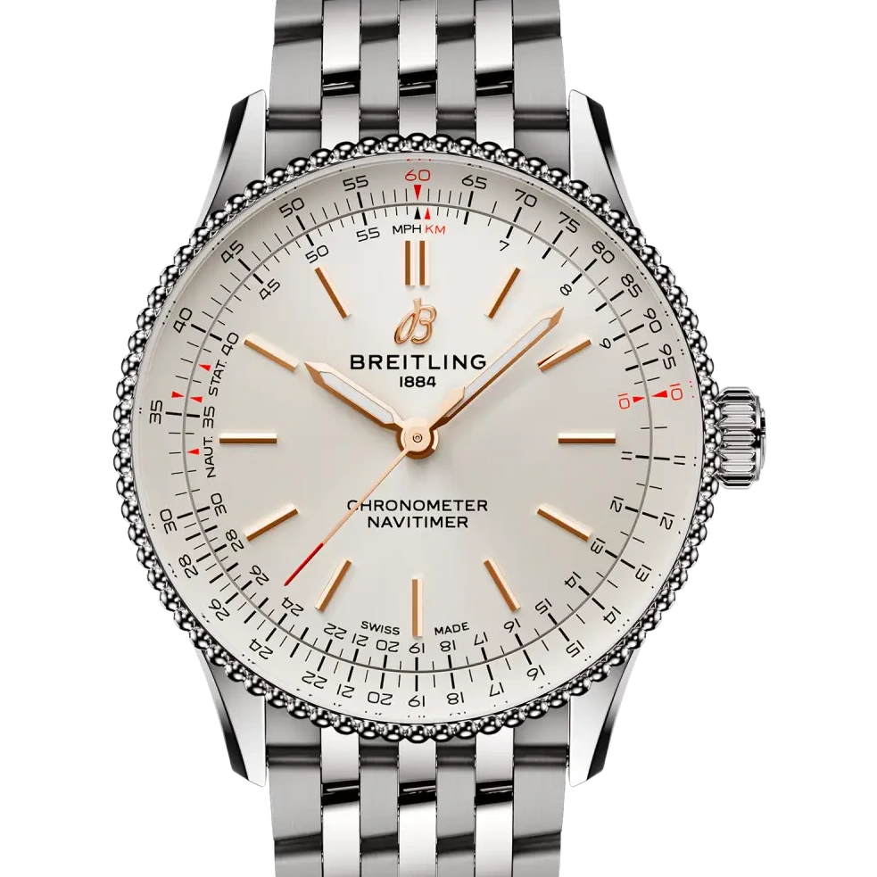 Breitling Navitimer Automatic 36, 36 mm, stainless steel, cream dial