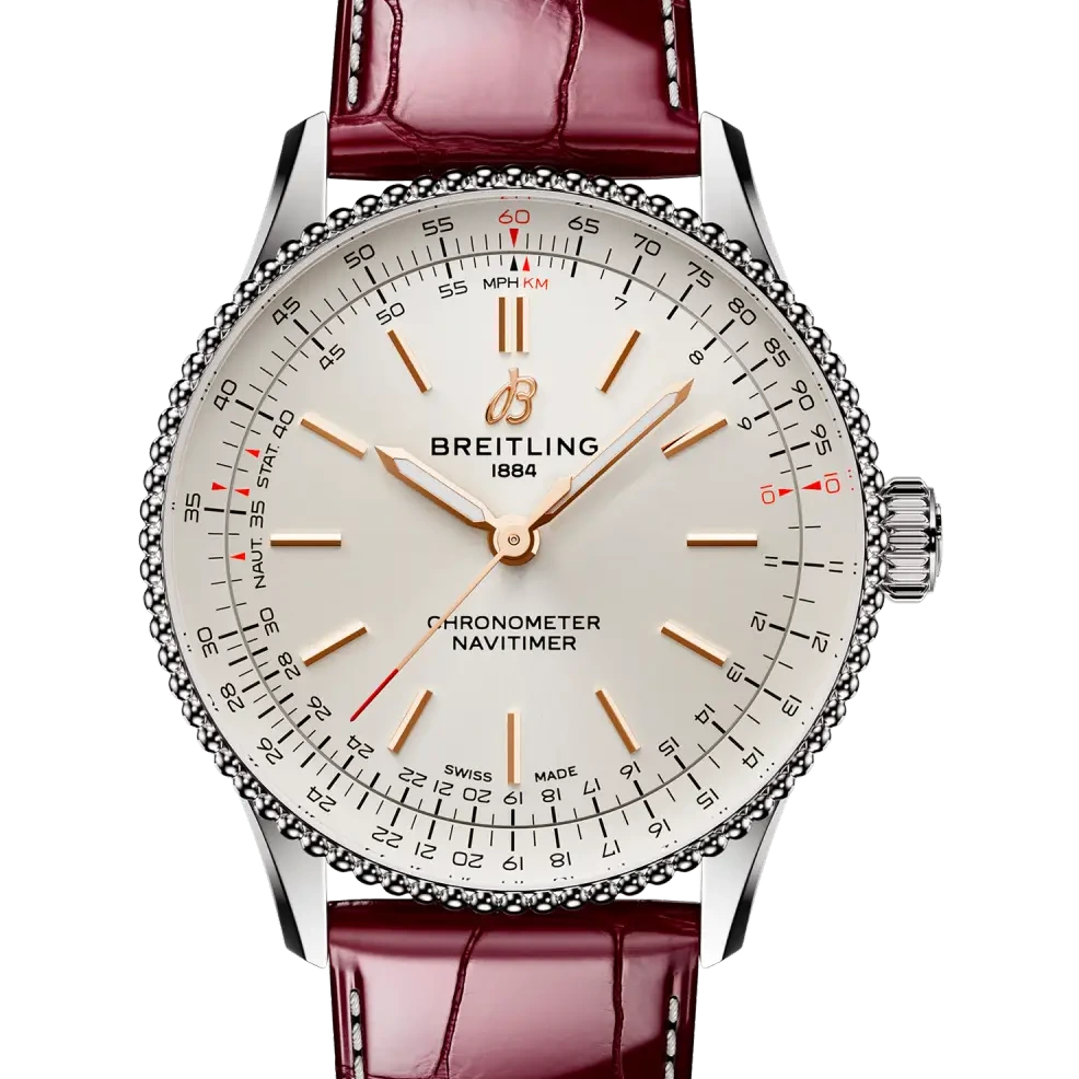 Breitling Navitimer Automatic 36, 36 mm, stainless steel, cream dial