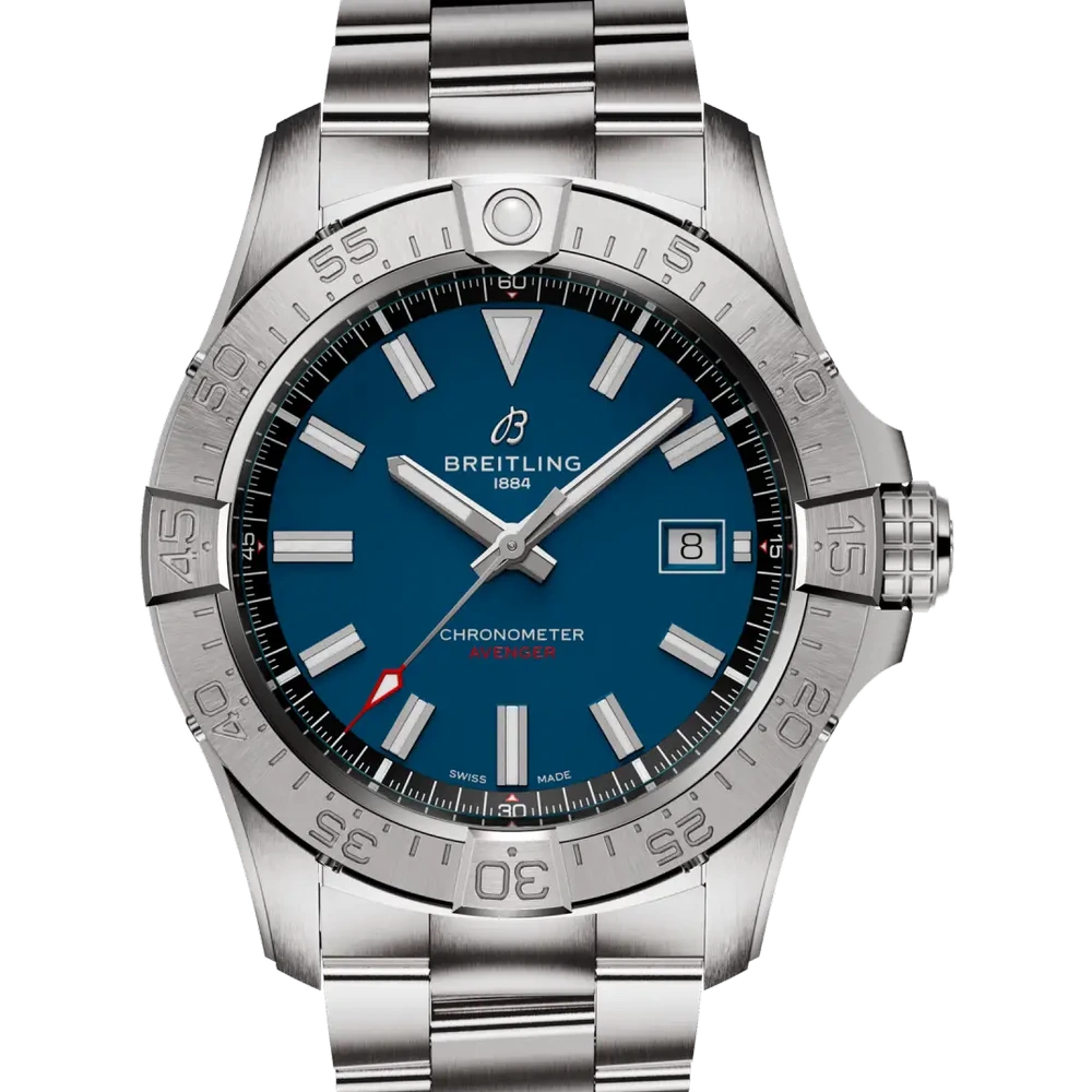 Breitling Avenger Automatic 42, 42 mm, stainless steel, blue dial