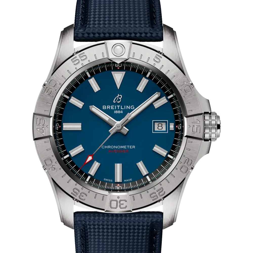 Breitling Avenger Automatic 42, 42 mm, stainless steel, blue dial