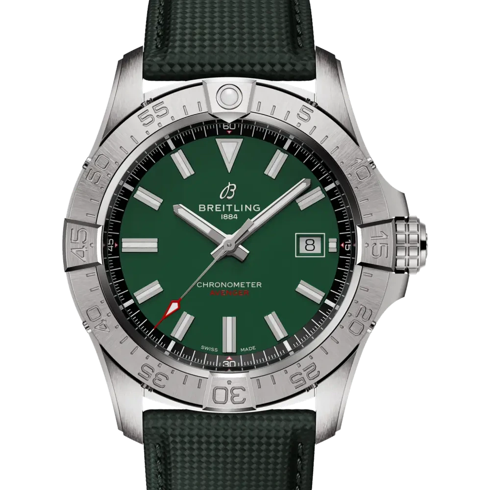 Breitling Avenger Automatic 42, 42 mm, stainless steel, green dial