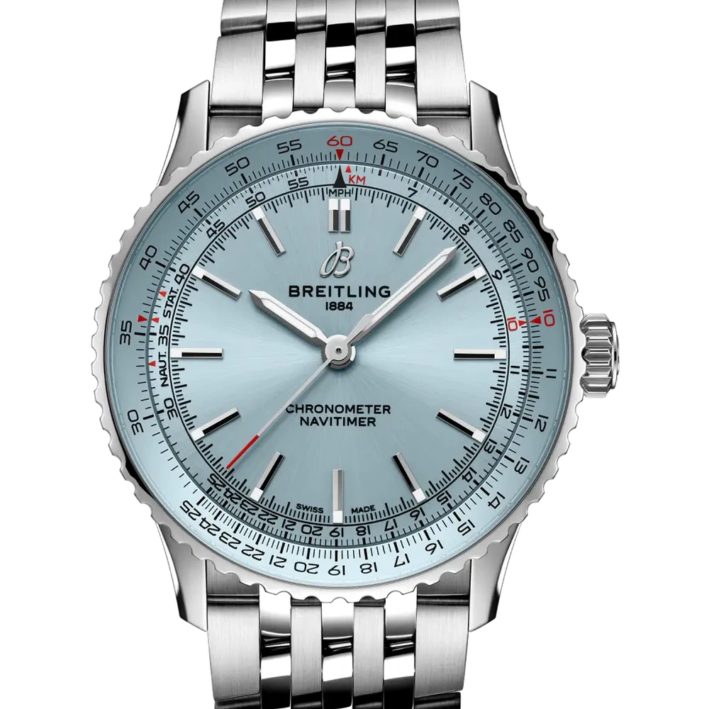 Breitling Navitimer Automatic 41, 41 mm, stainless steel, ice blue dial