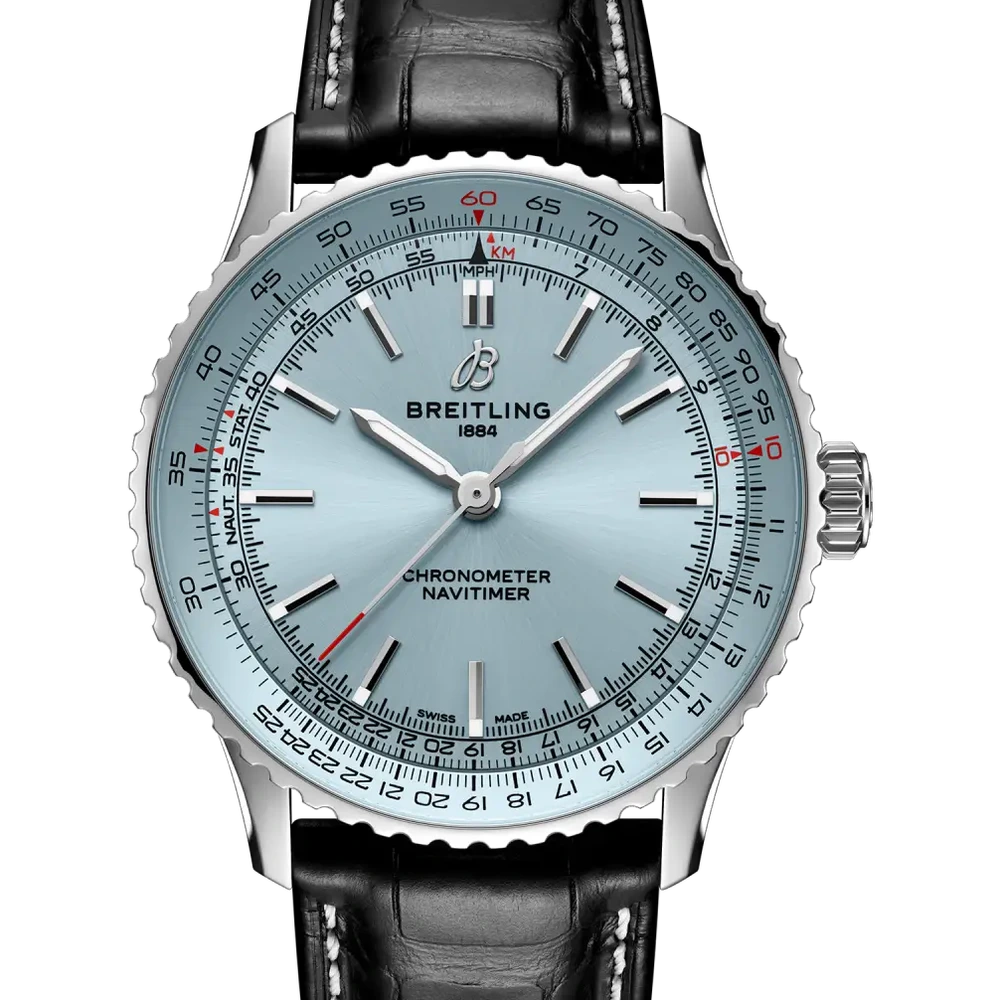 Breitling Navitimer Automatic 41, 41 mm, stainless steel, ice blue dial