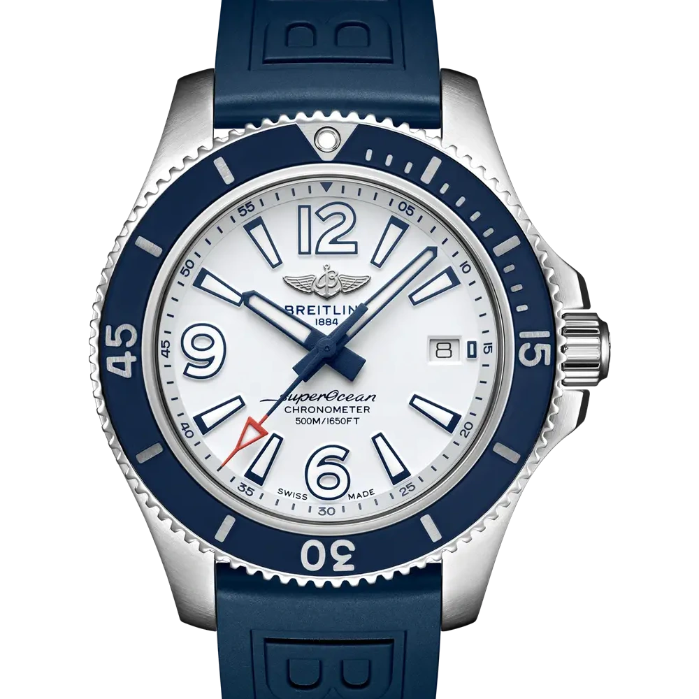 Breitling Superocean Automatic 42, 42 mm, stainless steel, white dial
