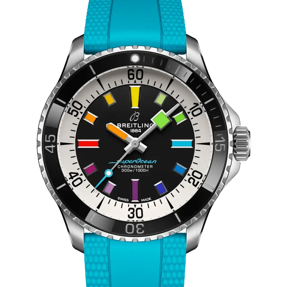 Breitling Superocean Automatic 42, 42 mm, stainless steel, black dial