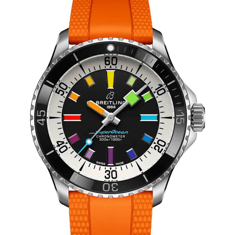 Breitling Superocean Automatic 42, 42 mm, stainless steel, black dial