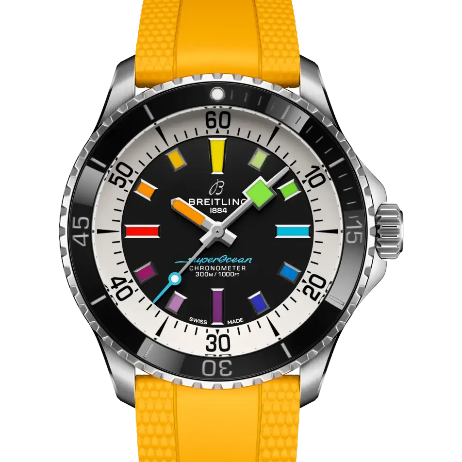 Breitling Superocean Automatic 42, 42 mm, stainless steel, black dial