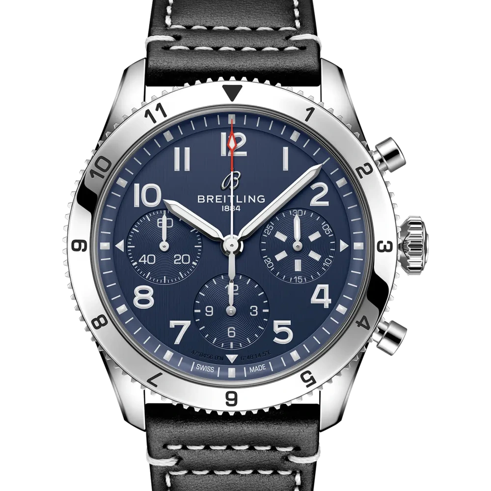 Breitling Classic AVI Chronograph 42 Tribute to Vought F4U Corsair, 42 mm, stainless steel, blue dial