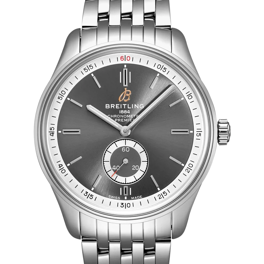 Breitling Premier Automatic 40, 40 mm, stainless steel, anthracite dial
