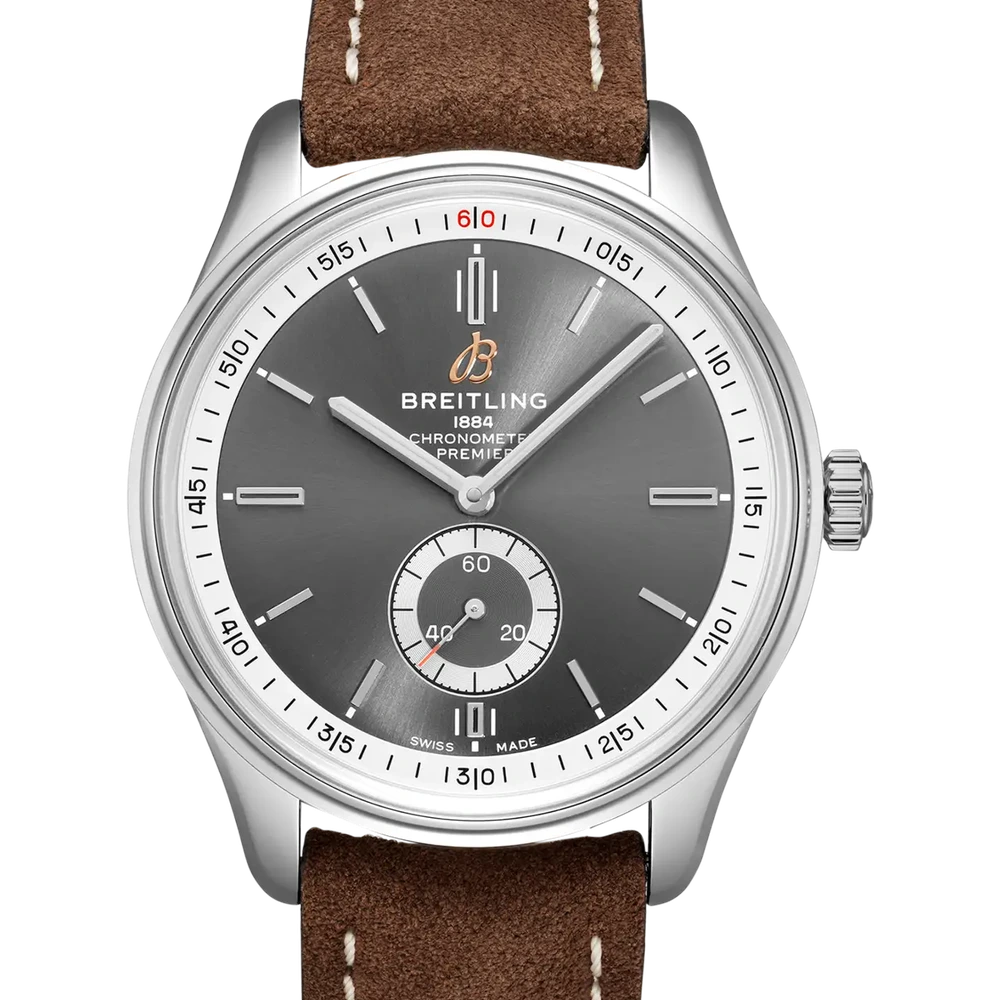 Breitling Premier Automatic 40, 40 mm, stainless steel, anthracite dial