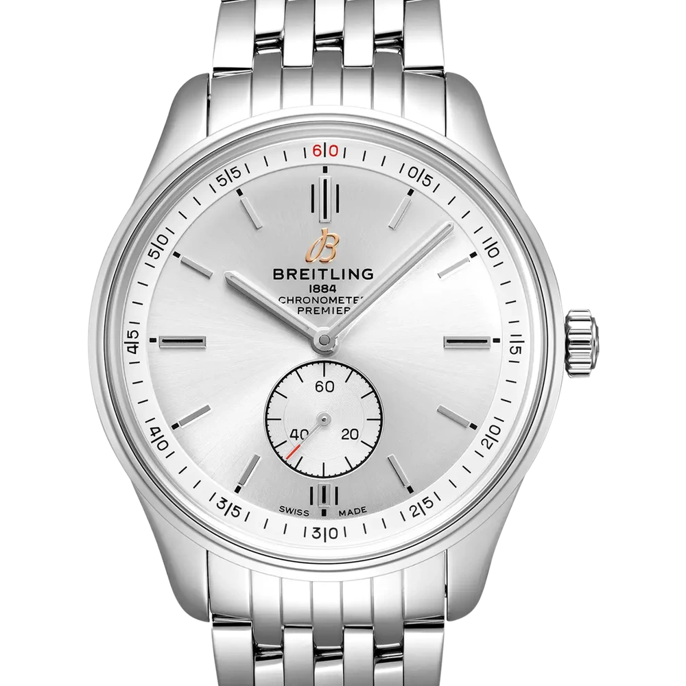 Breitling Premier Automatic 40, 40 mm, stainless steel, cream dial
