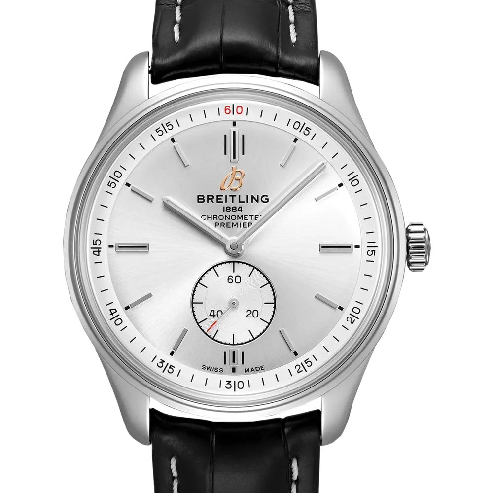 Breitling Premier Automatic 40, 40 mm, stainless steel, cream dial