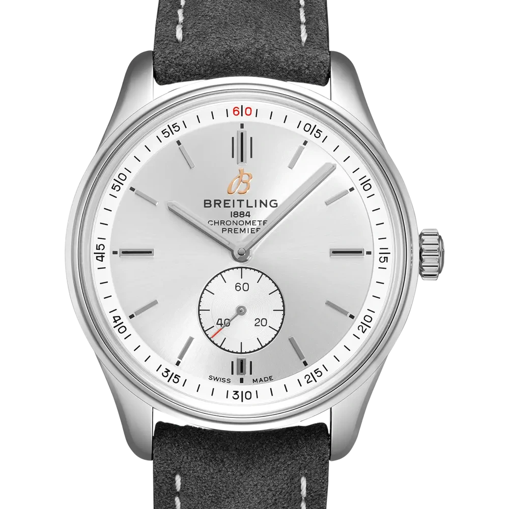 Breitling Premier Automatic 40, 40 mm, stainless steel, cream dial