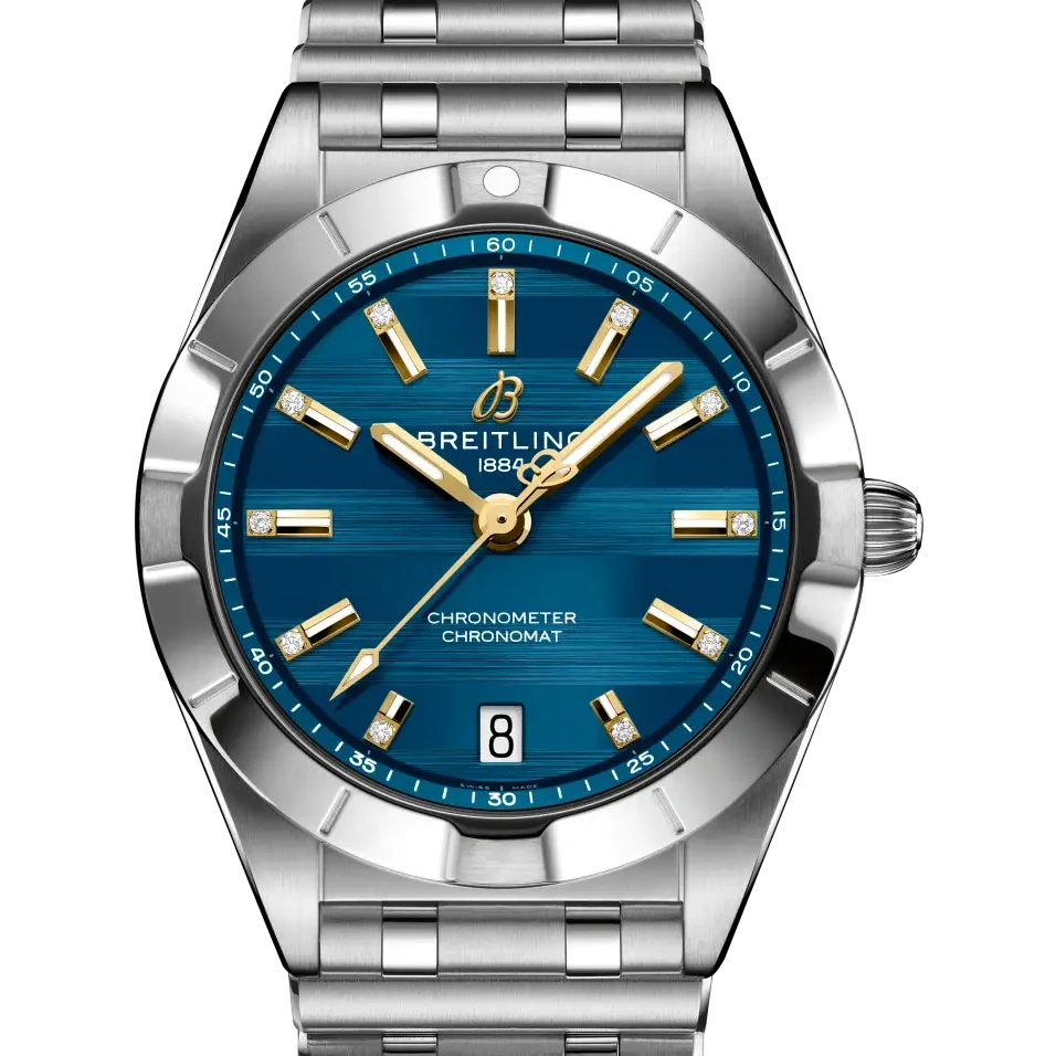 Breitling Chronomat 32 Six Nations Italy, 32 mm, stainless steel, blue dial