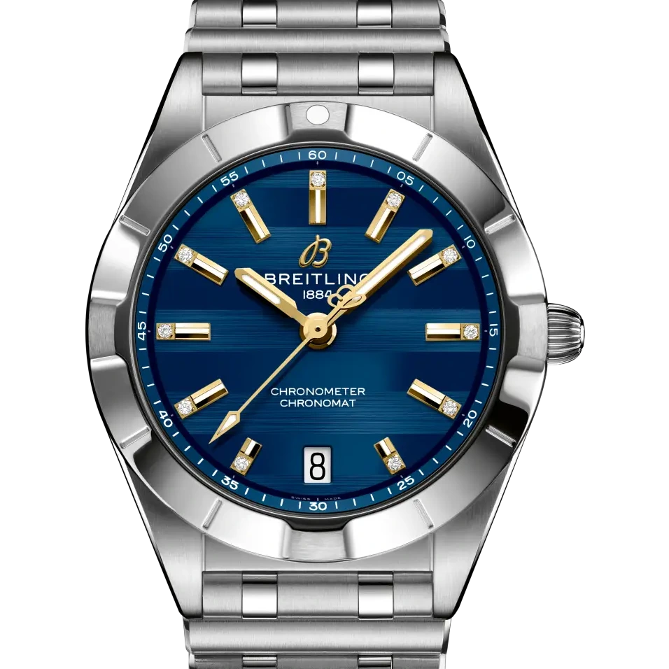 Breitling Chronomat 32 Six Nations Scotland, 32 mm, stainless steel, blue dial