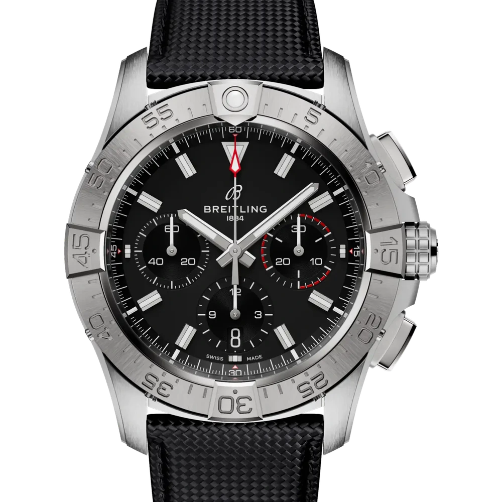 Breitling Avenger B01 Chronograph 42, 42 mm, stainless steel, black dial