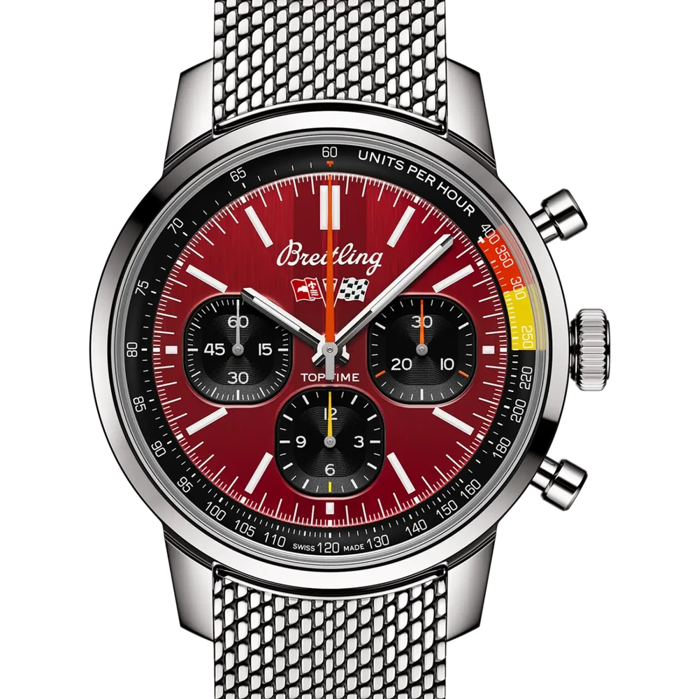 Breitling Top Time B01 Chevrolet Corvette, 41 mm, stainless steel, red dial