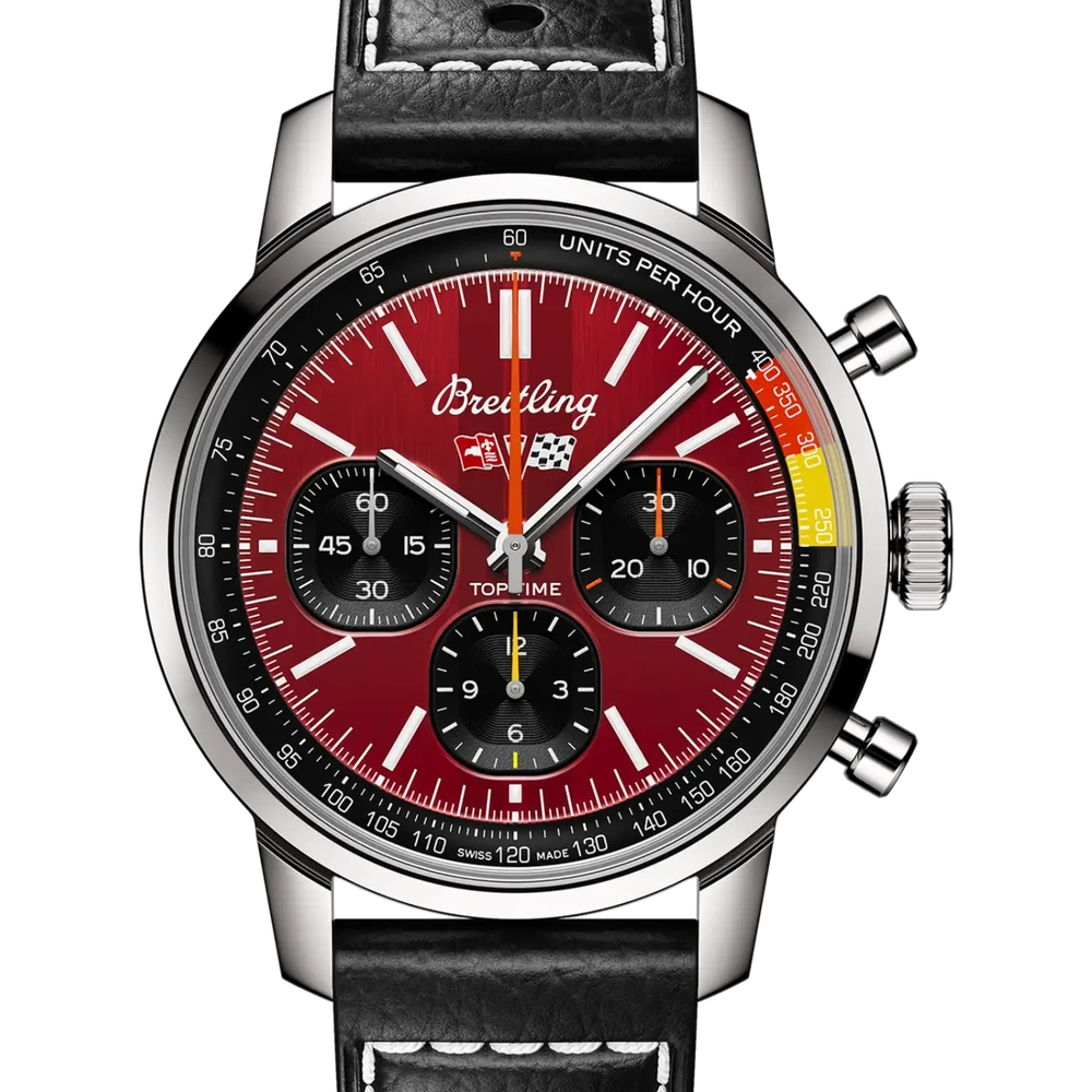 Breitling Top Time B01 Chevrolet Corvette, 41 mm, stainless steel, red dial