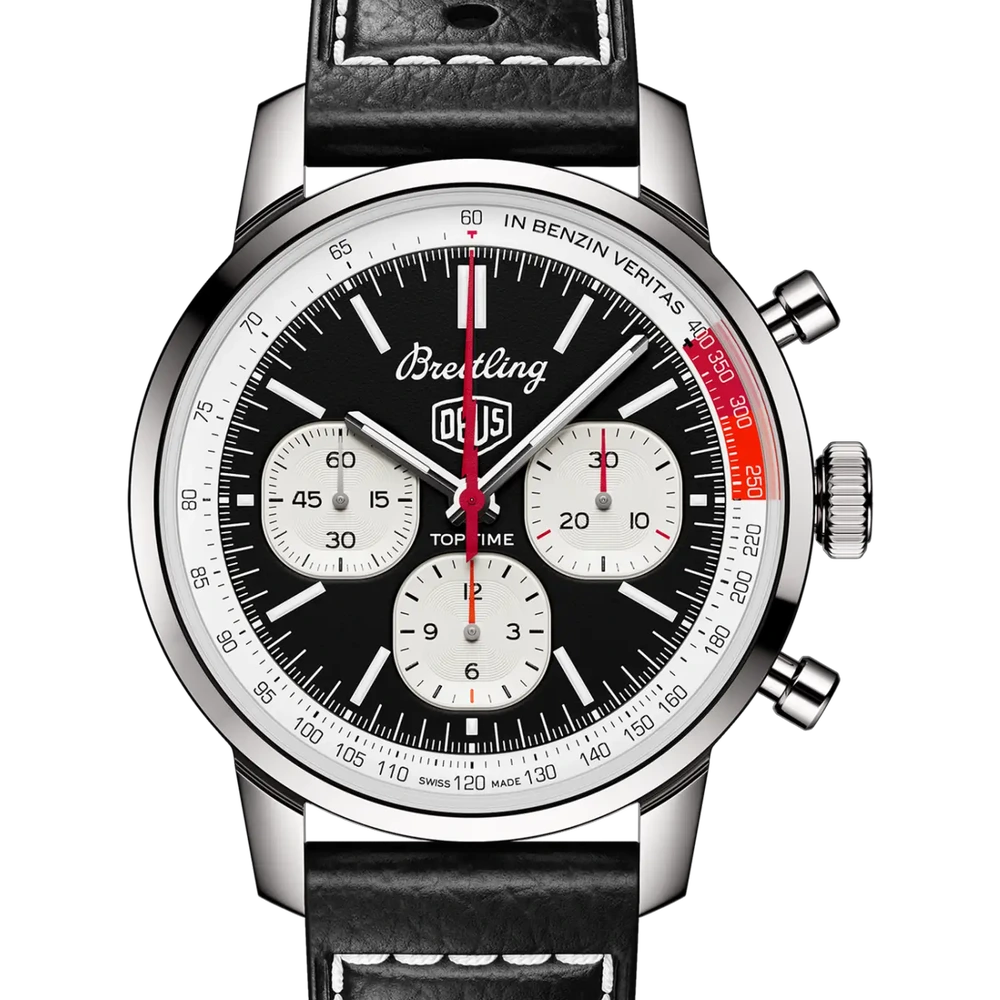 Breitling Top Time B01 Deus, 41 mm, stainless steel, black dial