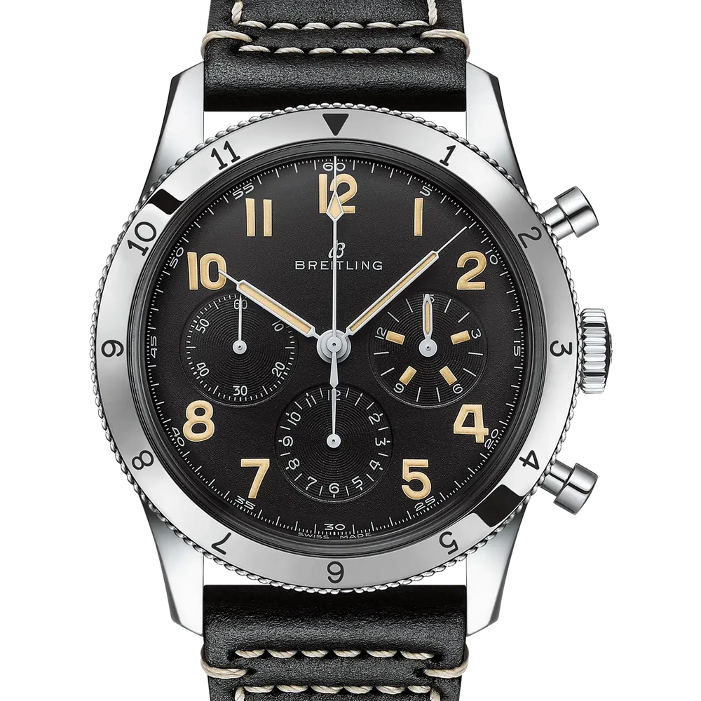 Breitling AVI Ref. 765 1953 Re-Edition, 41 mm, stainless steel, black dial