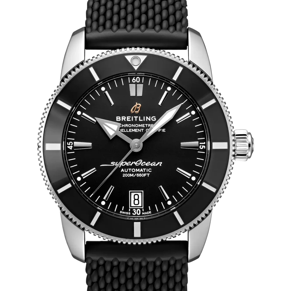 Breitling Superocean Heritage B20 Automatic 42, 42 mm, stainless steel, black dial
