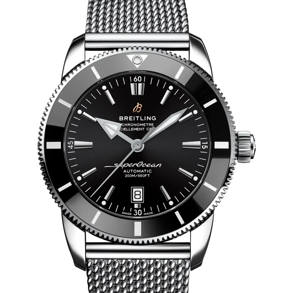 Breitling Superocean Heritage B20 Automatic 46, 46 mm, stainless steel, black dial