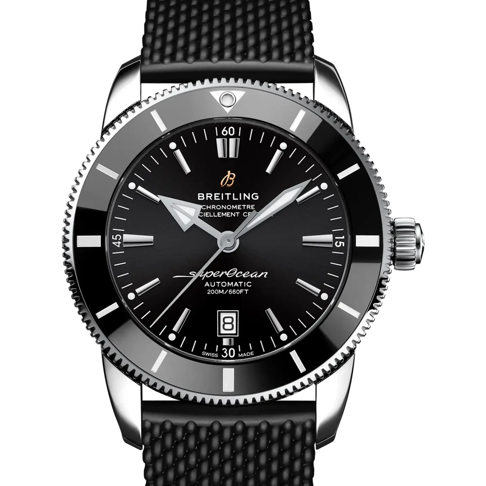 Breitling Superocean Heritage B20 Automatic 46, 46 mm, stainless steel, black dial