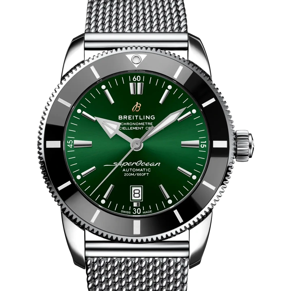 Breitling Superocean Heritage B20 Automatic 46, 46 mm, stainless steel, green dial