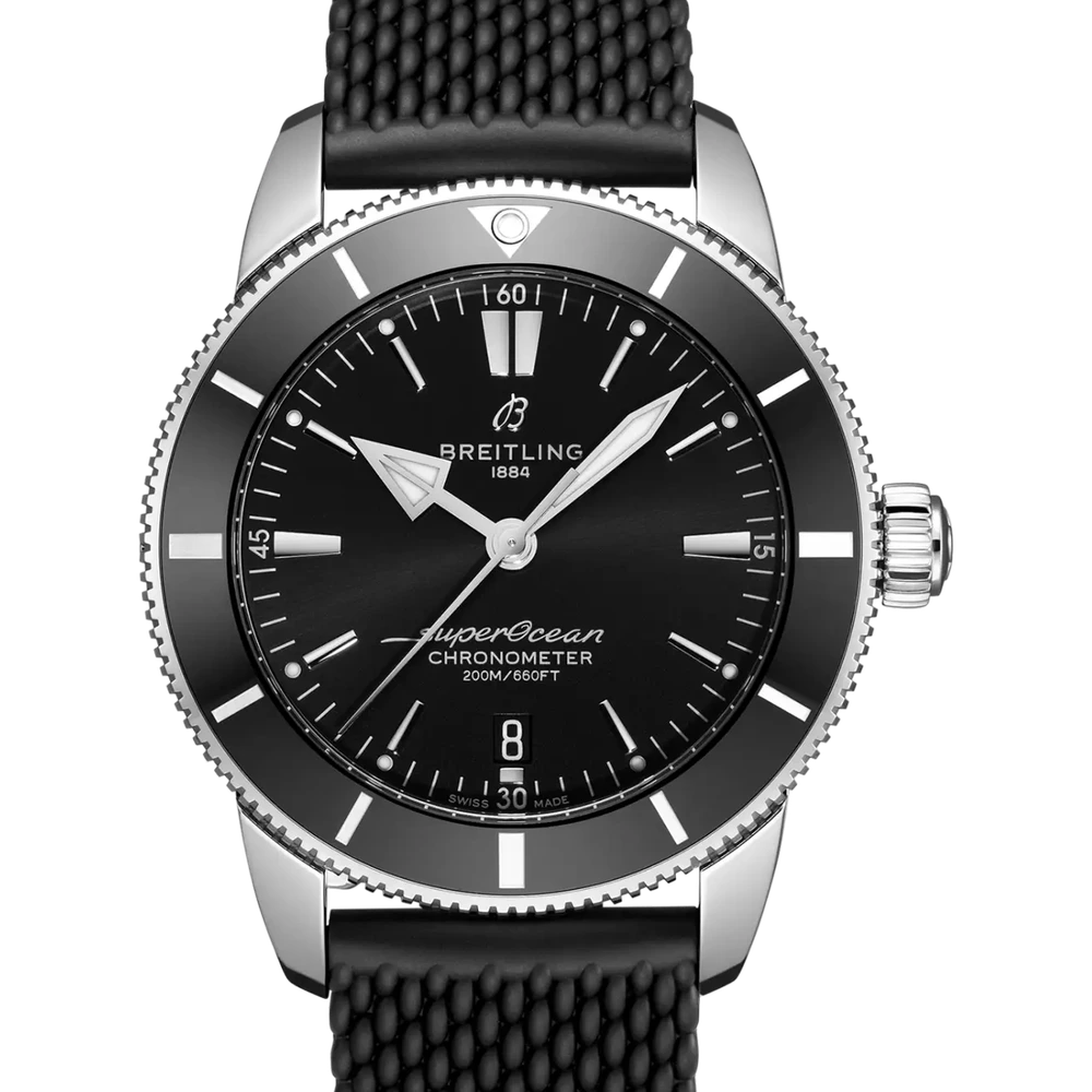 Breitling Superocean Heritage B20 Automatic 44, 44 mm, stainless steel, black dial