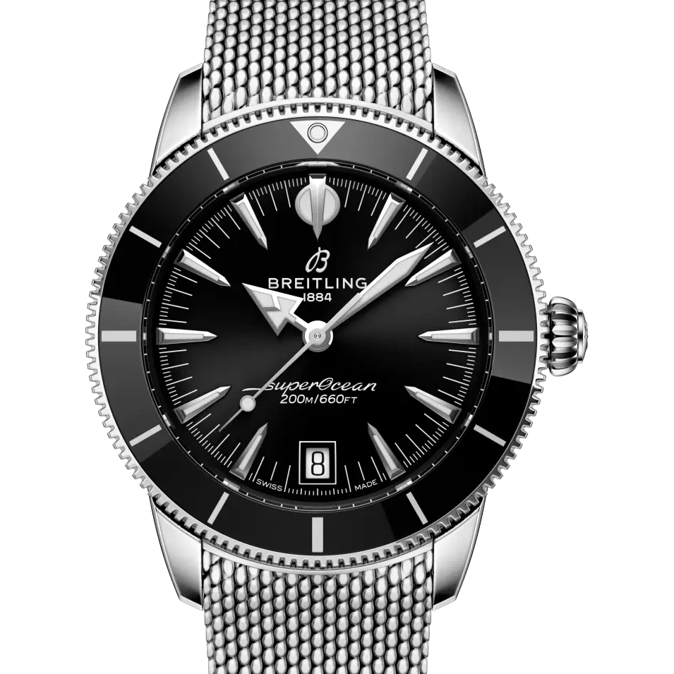 Breitling Superocean Heritage B31 Automatic 40, 40 mm, stainless steel, black dial