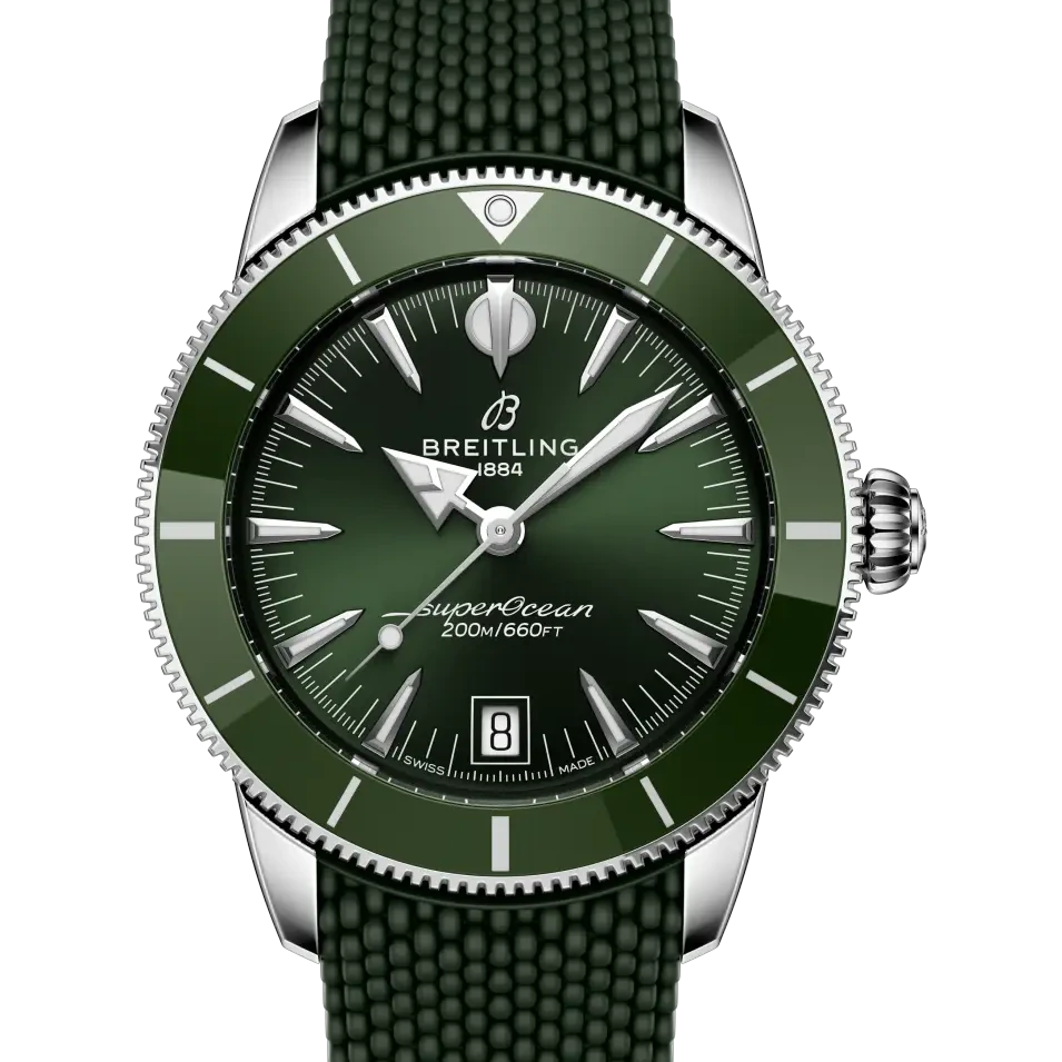 Breitling Superocean Heritage B31 Automatic 40, 40 mm, stainless steel, green dial