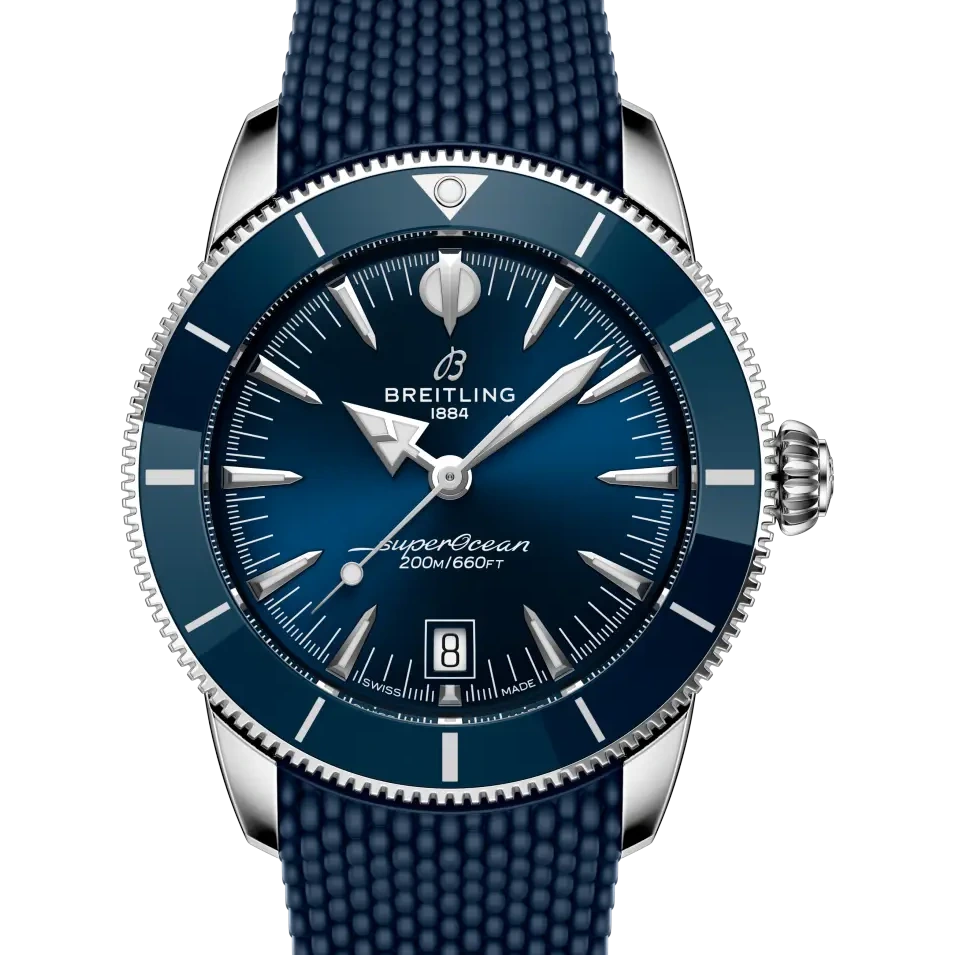 Breitling Superocean Heritage B31 Automatic 42, 42 mm, stainless steel, blue dial