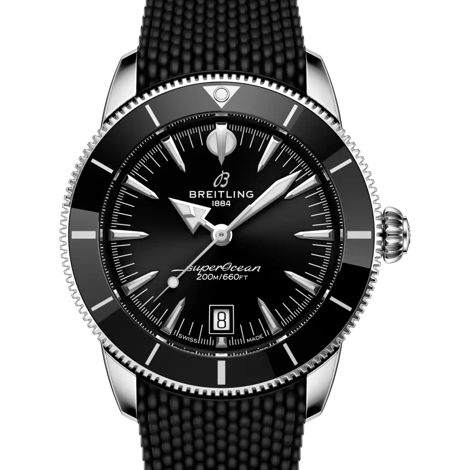 Breitling Superocean Heritage B31 Automatic 42, 42 mm, stainless steel, black dial