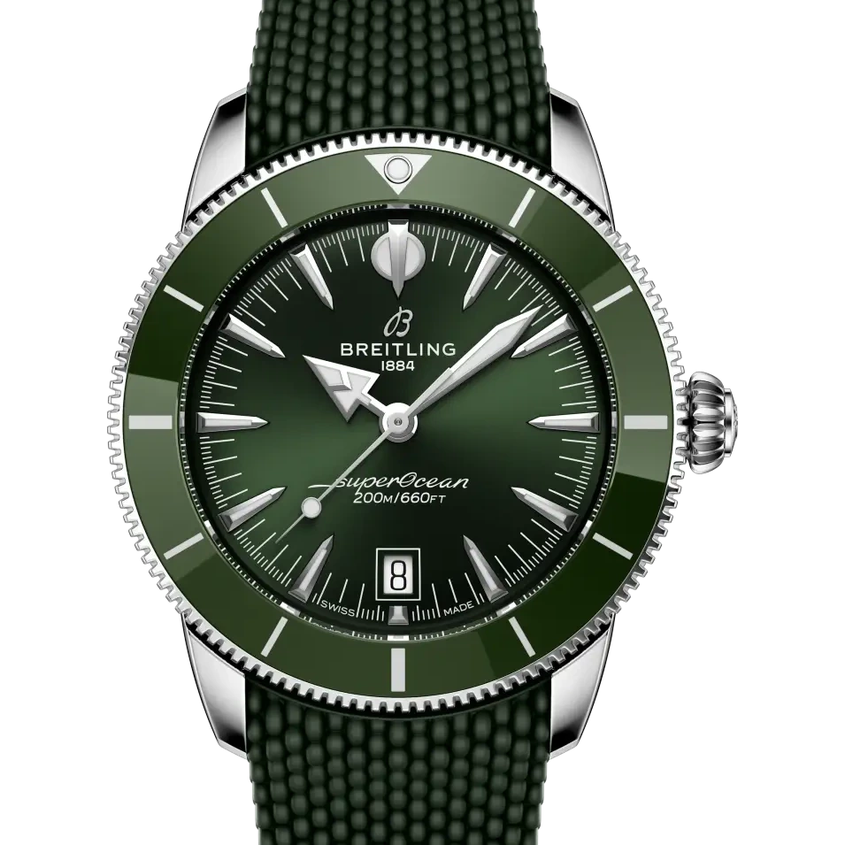 Breitling Superocean Heritage B31 Automatic 42, 42 mm, stainless steel, green dial