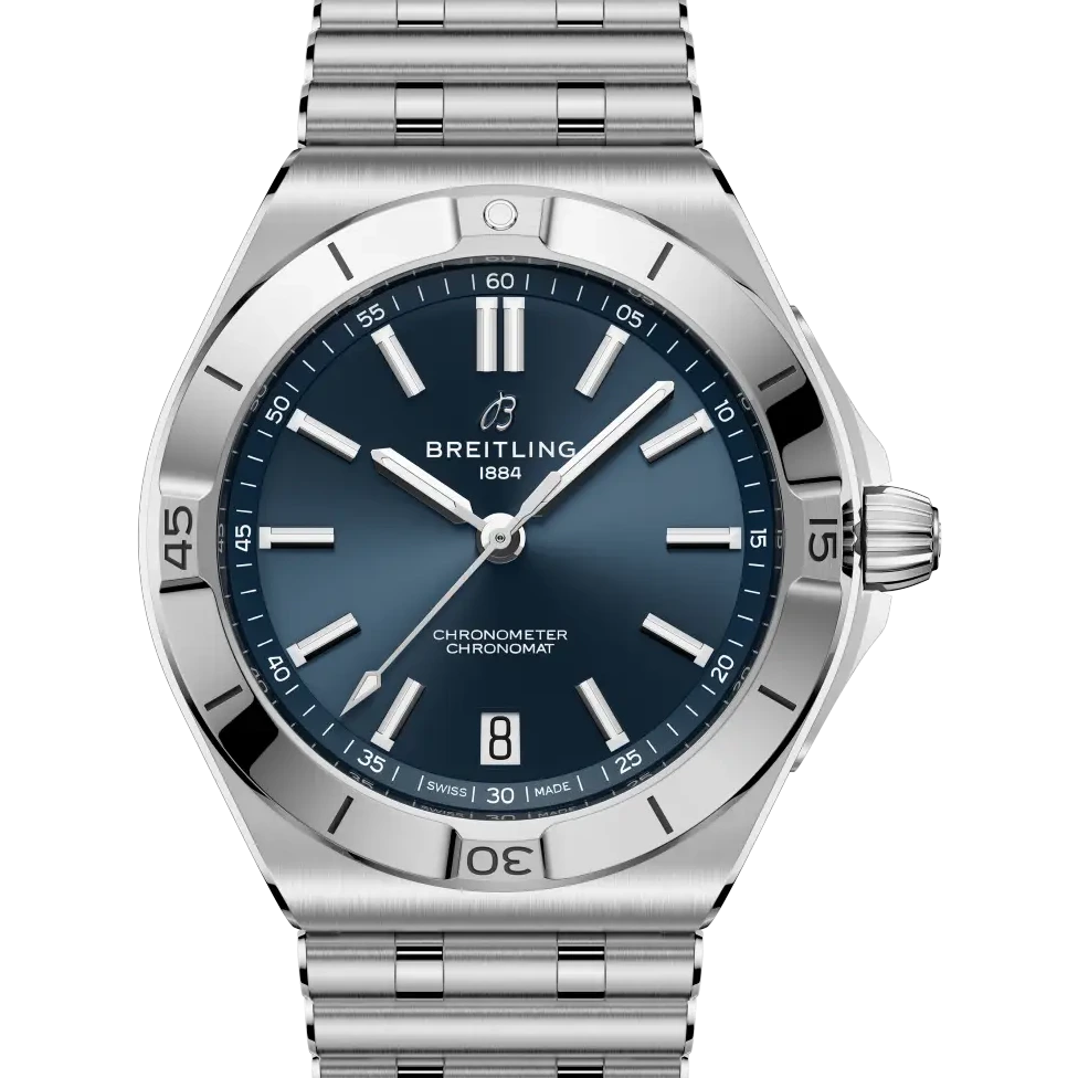 Breitling Chronomat B31 Automatic 40, 40 mm, stainless steel, blue dial