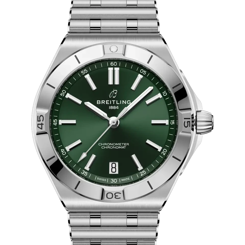 Breitling Chronomat B31 Automatic 40, 40 mm, stainless steel, green dial