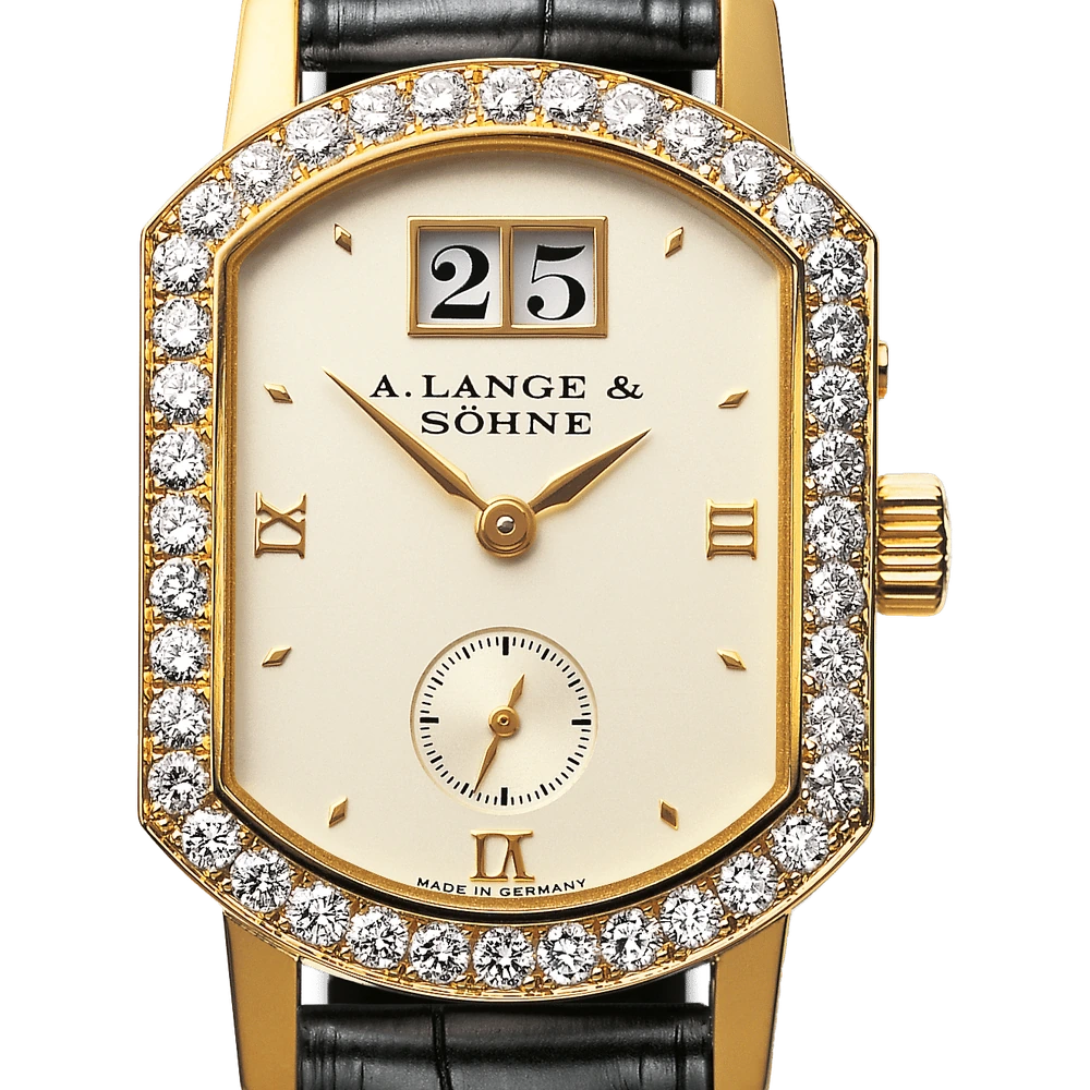 A. Lange & Söhne Yellow Gold, Ivory argenté Dial