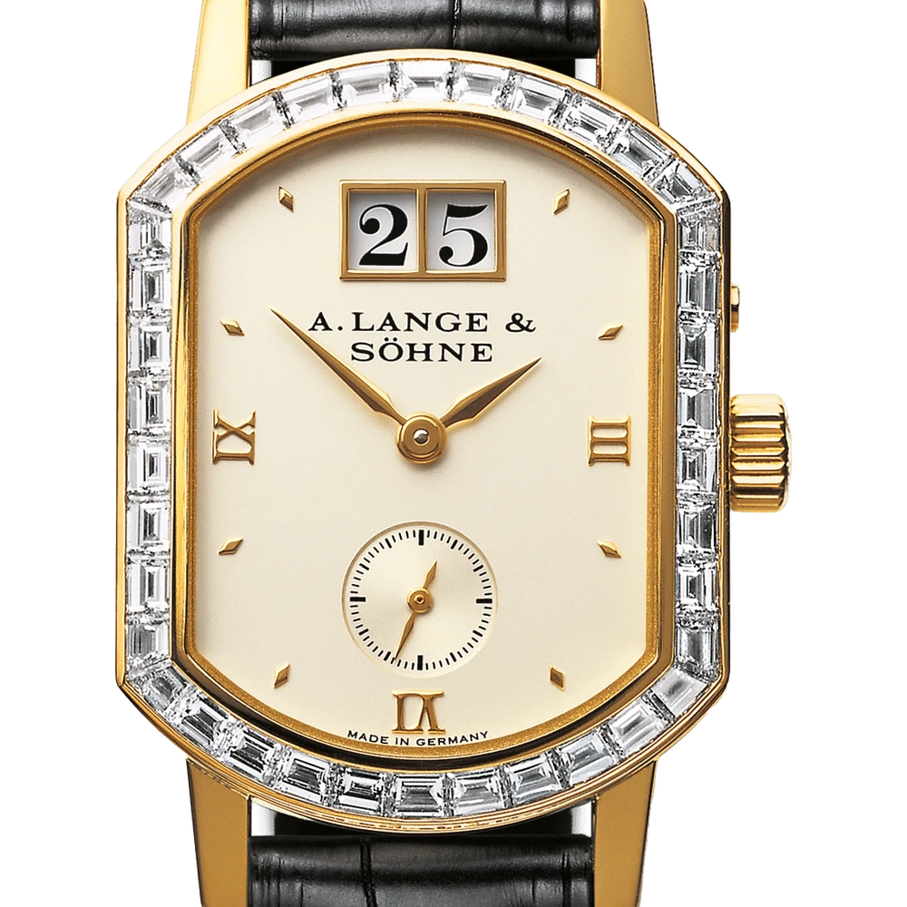 A. Lange & Söhne Yellow Gold, Ivory argenté Dial